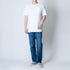 【日本製】tシャツ メンズ 半袖 スビンプラチナム クルーネック 綿100% ポケットあり ブラック(STKJ23-040-bk)