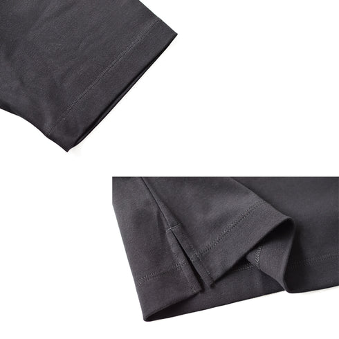 【日本製】tシャツ メンズ 半袖 スビンプラチナム クルーネック 綿100% ポケットあり ホワイト(STKJ23-040-wh)