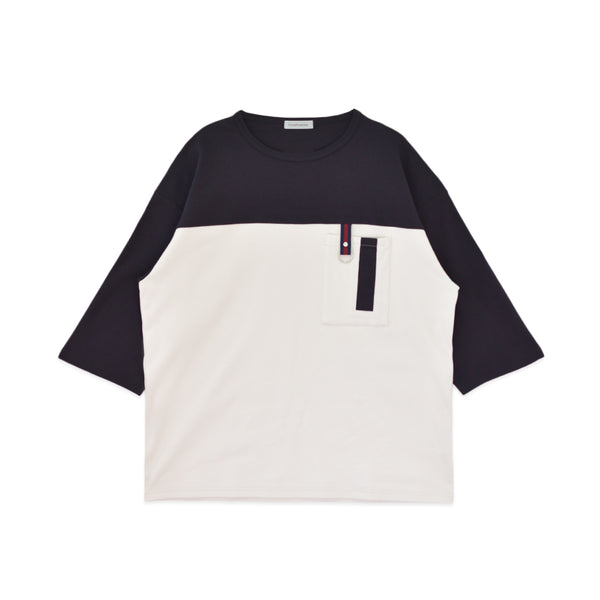 【日本製】 tシャツ メンズ 半袖 ビッグシルエット 大きいサイズ ワンポケット 消臭加工綿 100% ネイビー(YMT-001-na)