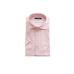 [Seiryu] Men's Knit Shirt, Short Sleeve, Wide Collar, Made in Japan, Easy Care, 2021-HSY23 