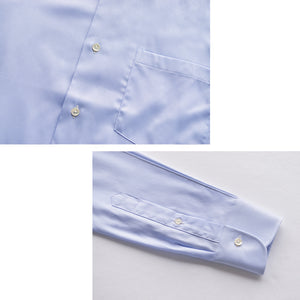 [Seiryu] Business Shirt, Dress Shirt, Made in Japan, Wide Collar, Men's, Long Sleeve, Dobby, 100% Cotton, High Quality, 2021-SSP15 