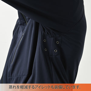 ジャケット パーカー フルジップ 撥水 防風 軽量 マウンテンパーカー メンズ レディース ユニセックス 無地 ネイビー(MAKUAKE-S01-NT-na)
