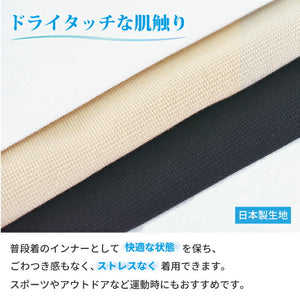 [Seiryu] V-neck innerwear, short sleeves, men's, made in Japan, breathable, quick-drying, lightweight, dry touch, quick-drying, 22SS0001 