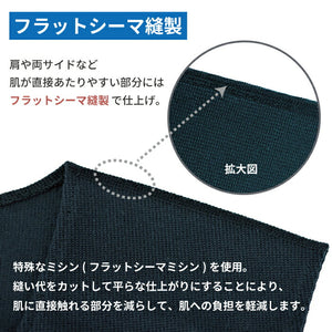 [Seiryu] V-neck innerwear, sleeveless underwear, men's, made in Japan, breathable, quick-drying, lightweight, quick-drying, 22SS0002 