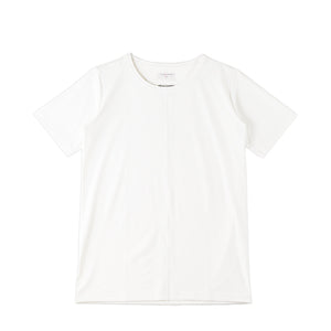 【日本製】 tシャツ 半袖 ユニセックス パフォーマンスtシャツ アドエルム エコ楽 無地 クルーネック 丸首 ベア天竺 エコ素材 ホワイト(Makuake-W05-2-wh)