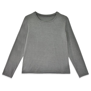 [FundAmental] Women's Crew Neck Long Sleeve T-Shirt, Made in Japan, FL22FW-007W 