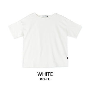 【日本製】 tシャツ メンズ 半袖 厚手 ボートネック 大きいサイズ 綿100％ ハードコットン 無地 ダークパープル(FL23SS-015M-dpu)