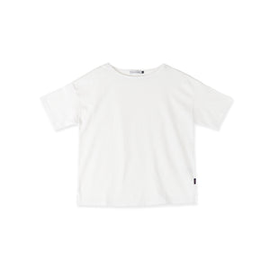 [FundAmental] Men's Boat Neck T-Shirt, Short Sleeve, Hard Cotton, 100% Cotton, Big Silhouette, FL23SS-015M 