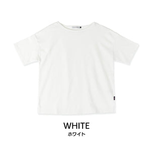 【日本製】tシャツ 半袖 レディース 綿100％ ボートネック ハードコットン ネイビー(FL23SS-016W-na)