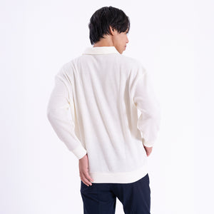 [FundAmental] Japanese-made fabric shirt, sweat-absorbing, quick-drying, easy-care, cotton/polyester, FL23SS-003M, men's 