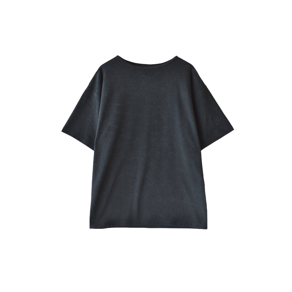 日本製】パイル生地 tシャツ メンズ 半袖 ゆったりサイズ ボートネック