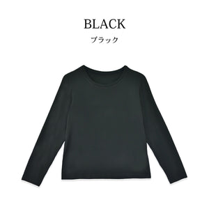 [FundAmental] Women's Crew Neck Long Sleeve T-Shirt, Made in Japan, FL22FW-007W 