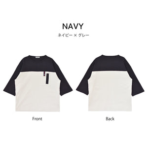 [FundAmental] Men's Oversized T-Shirt, 100% Cotton, Deodorizing, Made in Japan, Crew Neck, YMT-001 