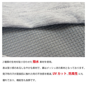 [FundAmental] Full Zip Hoodie for Men, Outerwear, Hoodie, Water Repellent, Windproof, UV Protection, Front Opening, Casual, FL23SS-007M