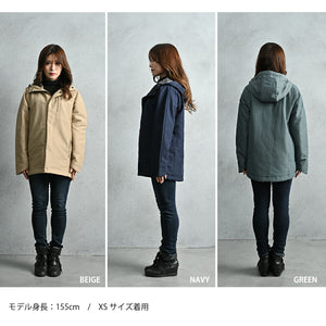 [FundAmental] Padded outerwear, mountain parka, water-repellent jacket, water-repellent outerwear, unisex, Makuake-S03 