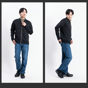 [FundAmental] Outerwear for men, 100% polyester, zip-up FL23FW-005