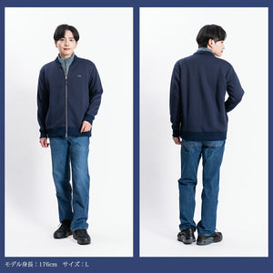 [FundAmental] Outerwear for men, 100% polyester, zip-up FL23FW-005
