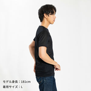 [Seiryu] V-neck innerwear, short sleeves, men's, made in Japan, breathable, quick-drying, lightweight, dry touch, quick-drying, 22SS0001 