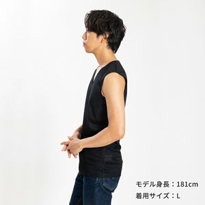 [Seiryu] V-neck innerwear, sleeveless underwear, men's, made in Japan, breathable, quick-drying, lightweight, quick-drying, 22SS0002 