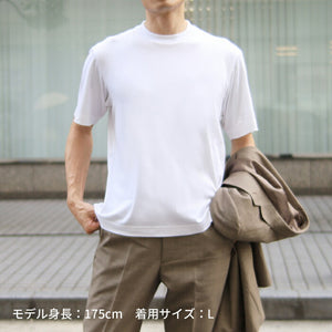 【日本製】tシャツ ジャケット ビジネス メンズ 半袖 ジャケット専用 抗菌効果 ピエクレックス ブラック(STKB24-085-bk)