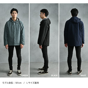 [FundAmental] Padded outerwear, mountain parka, water-repellent jacket, water-repellent outerwear, unisex, Makuake-S03 