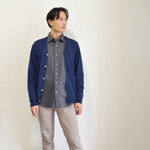 [FundAmental] Men's Long Sleeve T-Shirt, Made in Japan, Hard Cotton, Boat Neck, 100% Cotton, FL22FW-004M 