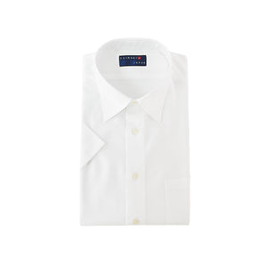 [Seiryu] Business Shirt, Dress Shirt, Short Sleeve, Made in Japan, Regular Collar, Cotton Twill, Men's, 100% Cotton, SFS22-010 