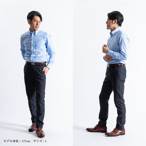 [SEIRYU] [YOSHIDA SHIRTS] Seiryu 100% cotton business shirt, dress shirt, made in Japan, Oxford, men's, long sleeve, SNFG23-048 