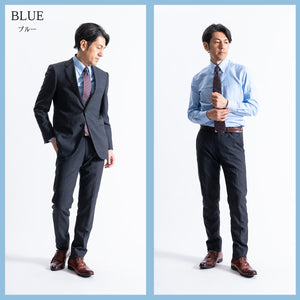 [SEIRYU] [YOSHIDA SHIRTS] Seiryu 100% cotton business shirt, dress shirt, made in Japan, Oxford, men's, long sleeve, SNFG23-048 