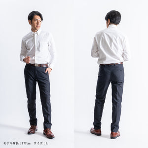 [SEIRYU] [YOSHIDA SHIRTS] Seiryu 100% cotton business shirt, dress shirt, made in Japan, Oxford, men's, long sleeve, SNFG23-048 