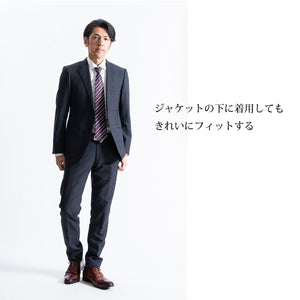【日本製】 ワイシャツ メンズ ビジネス 長袖 イージーケア ノーアイロン 無地 ワイドカラー イージーフォーマルシャツ ピンク(SNKN23-050-pi)