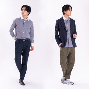 [Seiryu] Father's Day Gift Present Knit Shirt Men's Long Sleeve Button Down Made in Japan 2021-SS22 