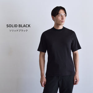 【日本製】tシャツ ジャケット ビジネス メンズ 半袖 ジャケット専用 抗菌効果 ピエクレックス ブラック(STKB24-085-bk)