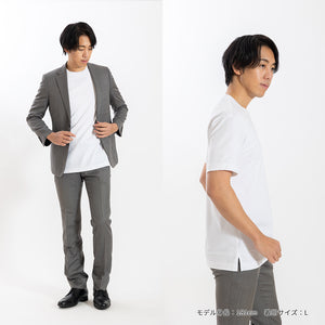 [FundAmental] Men's Long Sleeve T-Shirt, Made in Japan, Hard Cotton, Boat Neck, 100% Cotton, FL22FW-004M 