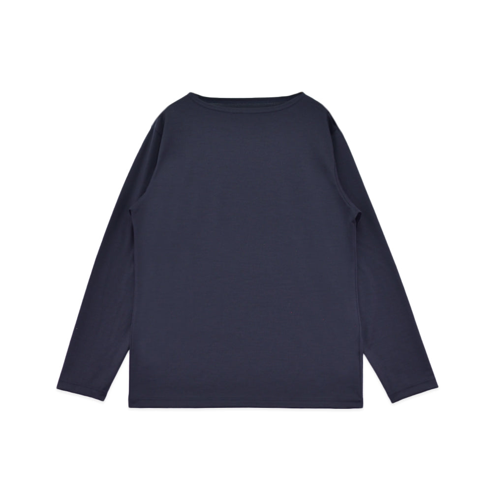 日本製】ウール tシャツ メンズ 長袖 ボートネック インナー ゆったり