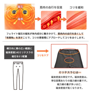 【日本製】 超極暖 マグネウォーム インナー レディース レギンス 裏起毛 磁気 こり改善 管理医療機器 オフホワイト(WCMG-04WP-owh)