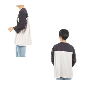 [FundAmental] Men's Oversized T-Shirt, 100% Cotton, Deodorizing, Made in Japan, Crew Neck, YMT-001 